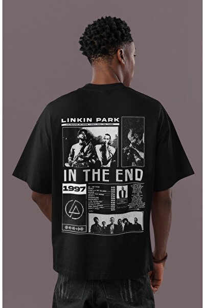 SEVBANO Σχεδιασμός Linkin Park In The End Rock Metal T-shirt με στάμπα στην π...