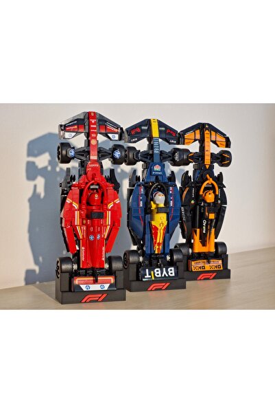 Equa Studio Lego F1 Speed Champions Şık Dikey Sergileme Standı - ARAÇ DAHİL D...