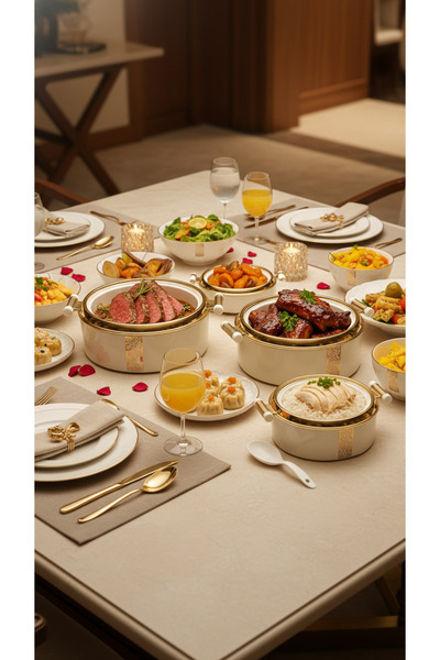 Generic Luxury thermal food container set for serving – elegant design keeps ...