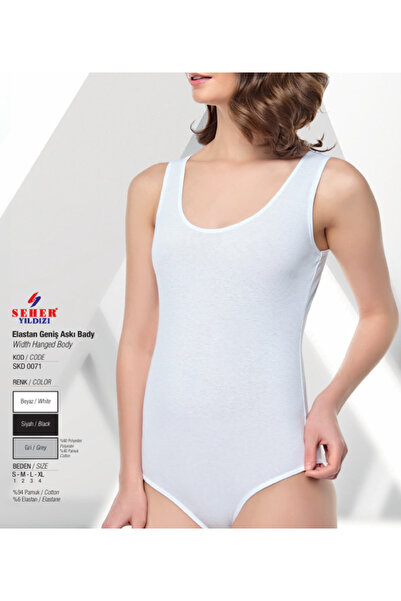 BENALİ (6 Pieces) Seher Eco Package Lycra Strapped Body Tank Top