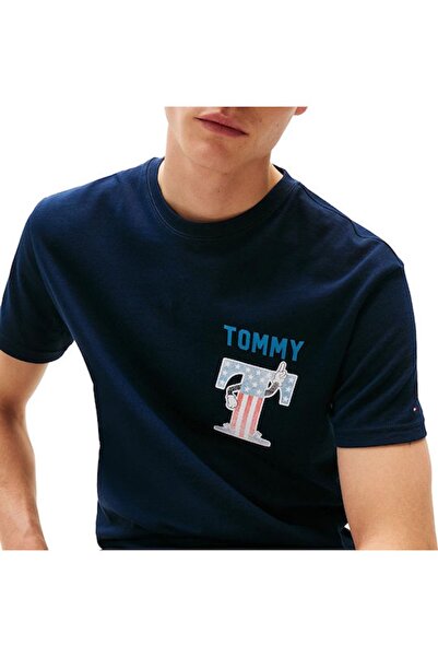 Tommy Hilfiger Jm Reg Usa Script Ss Tee T-Shirt Men's