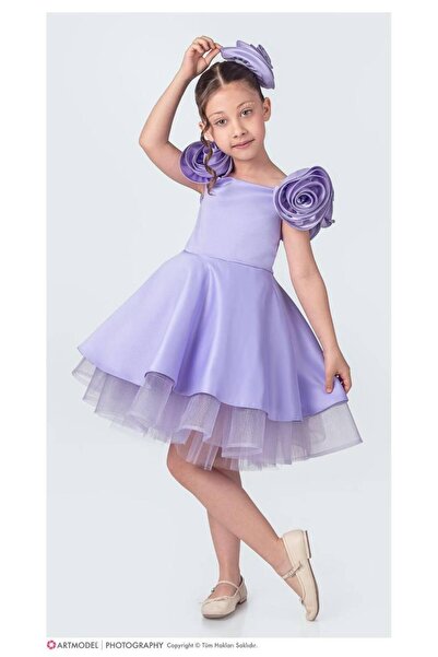 KOKOŞ BEBEK Розова рокля с детайли за принцеса – рокля от пухкав тюл + лента ...