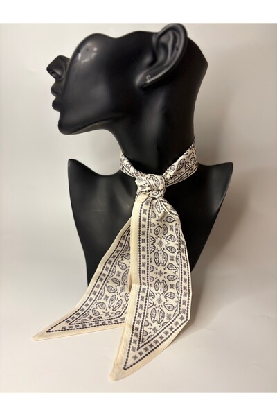 BHR AKSESUAR Eșarfă subțire cu model, panglică (6x85 cm)