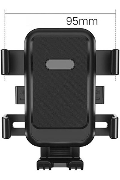BRF Bezsell Ga76 Motorcycle Phone Holder Single Hand Operation Mirror Mount (...