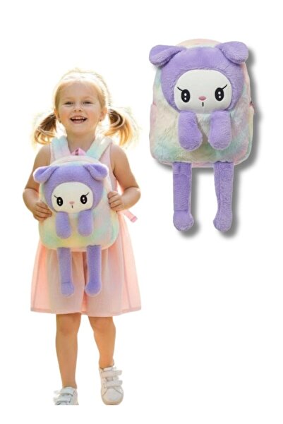 Premium حقيبة ظهر كورومي ثلاثية الأبعاد للأطفال، مصنوعة من القطيفة الناعمة، ح...