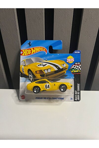 HOT WHEELS HotWheels Ferrari 365 GTB4 Competızıone Model Araba (Sarı)