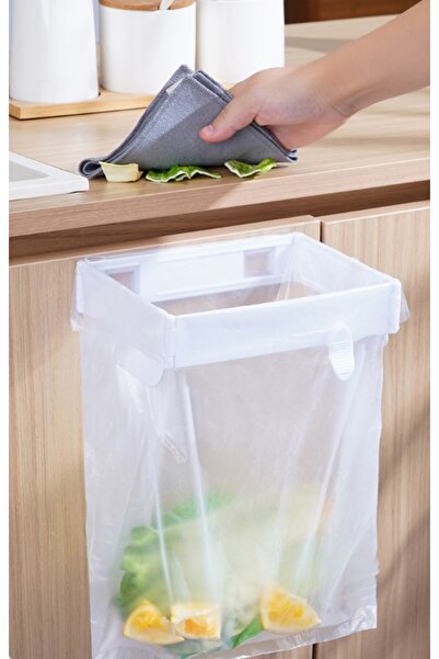 Seçkin Trend Self-Adhesive Foldable Garbage Bag Holder Apparatus