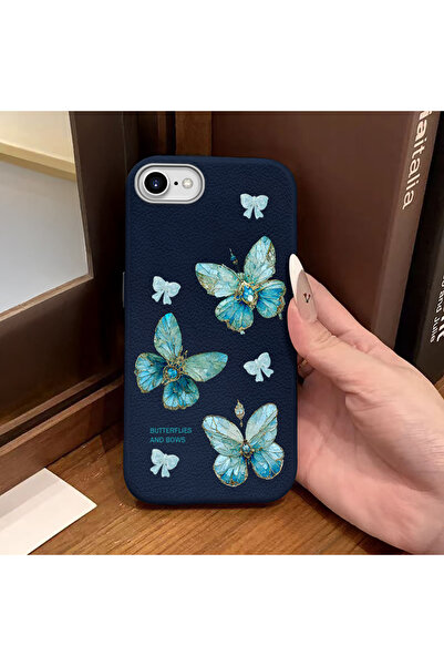 Hontinga Phone Case Compatible with iPhone 7/8/Se 2020 2022 Leather Texture A...