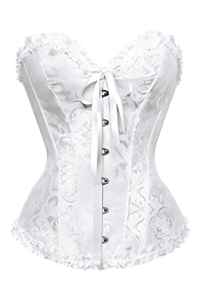 Wenyi 1Pc Women's Corset Bustier, Extra Tight Lace-Up Modern Vintage Suitable...