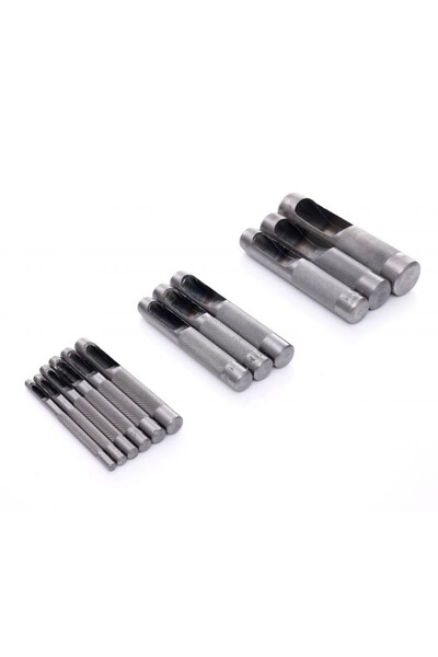 Kraft&dele Set de 12 mandrine, pentru găurirea de 3-19mm, KD11202