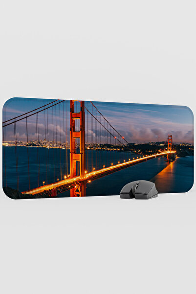 mousepad bastir Golden Gate Bridge California Usa 2 V3 70X30 XL Gaming Rubber...