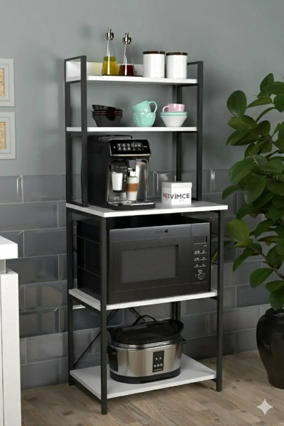 EVİMCE MOBİLYA Kahve Köşesi Çok Amaçlı Mutfak Bangosu Mutfak Dolabı FIRIN DOL...