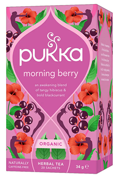 Pukka Morning Berry Organic Herbal Tea