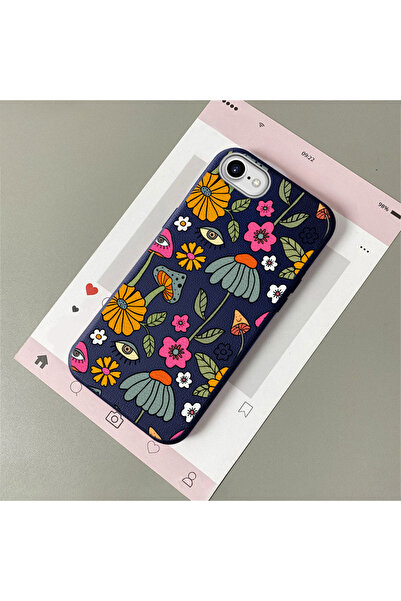 Hontinga For iPhone 7/8/Se 2020 2022 Compatible Leather Texture Anti Fall Sof...