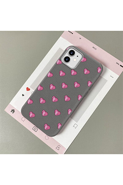 Hontinga iPhone 12 Compatible Leather Texture Anti Fall Soft Silicone Phone C...