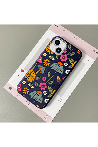 Hontinga iPhone 14 Plus/15 Plus Compatible Leather Texture Anti Fall Soft Sil...