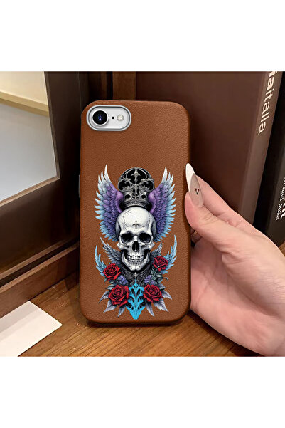 Hontinga Phone Case Compatible with iPhone 7/8/Se 2020 2022 Leather Texture A...