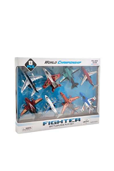 Toybox طائرات مقاتلة مصبوبة تعمل بالسحب للخلف، ألعاب طائرات عسكرية، هدايا حفل...