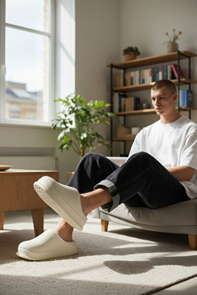 DİNAMİK Konay d456 içi yünlü kroks unisex terlik