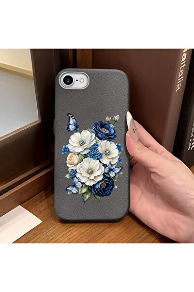 Hontinga For iPhone 7/8/Se 2020 2022 Compatible Phone Case Leather Texture An...