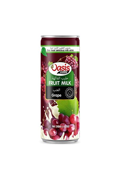 Oasis عصير بنكهة العنب وحليب الفواكه 240 مل - كرتون (24 علبة)