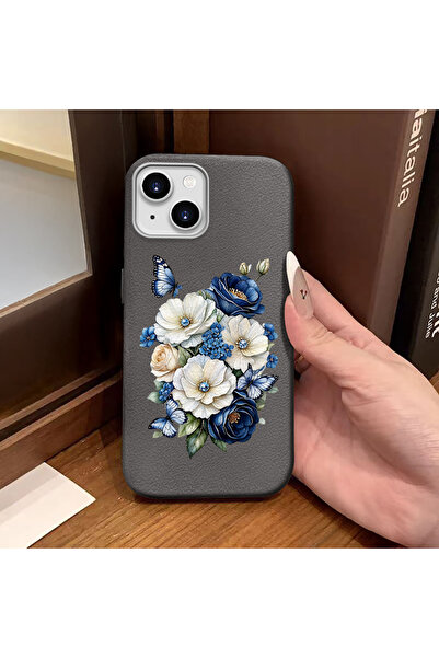 Hontinga حافظة هاتف متوافقة مع iPhone 15، ملمس جلدي، مضاد للسقوط، سيليكون ناع...