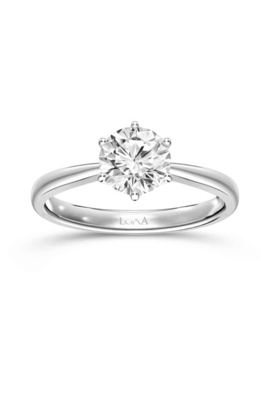 Luna Diamond 0.90 Karat Pırlanta Tektaş Yüzük