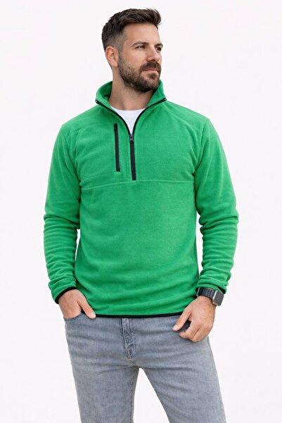 LACHAREL UNISEX YARIM FERMUARLI POLAR SWEAT