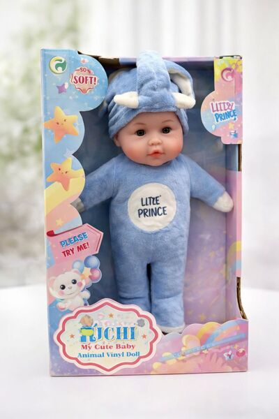 NASYONEL TOYS Kutulu Oyuncak Bebek – Yumuşak Tulumlu Sevimli Bebek Oyuncağı (...