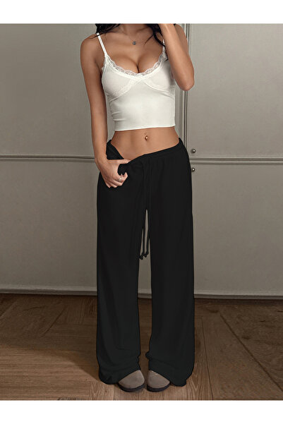 Take Two By Styli Women Wide Leg Pants with Drawstring