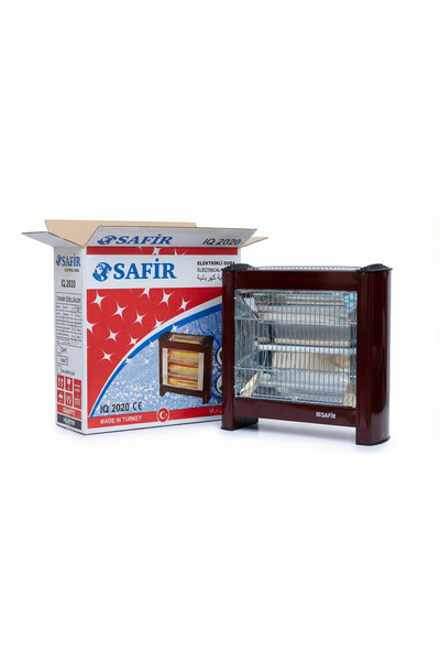 SAFİR IQ 2020 Quartz Space Heater - 2400W Radiant Heater with Safety Switch a...
