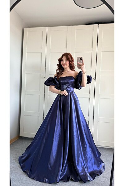 AYŞENUR DİNÇER Barbie princess Abiye Lacivert