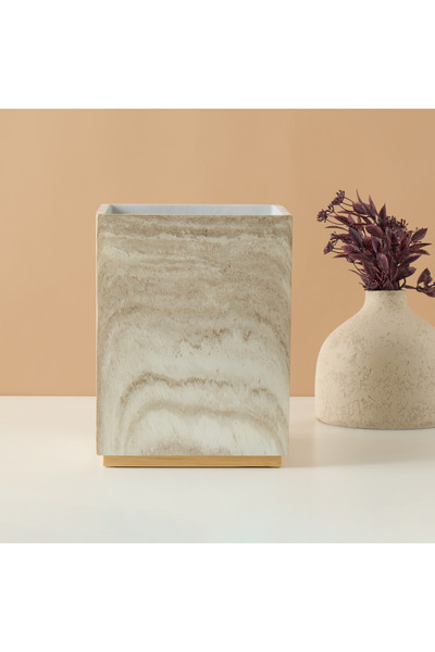 Lifestyle Scandi Luxe Polyresin Waste Bin