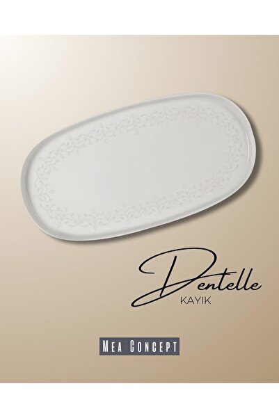 MEA CONCEPT DENTELLE 2’Lİ KAYIK TABAK 25 CM