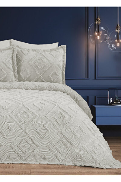 Bella Home 3 Piece Dream Pike Set - Fence Personality - 240X260 cm - Cream wi...