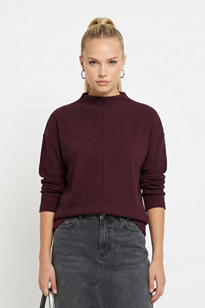 Rays 3096A Crew Neck Tunic Plum