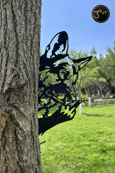 3art Metal Metal Bahçe Dekoru – Duvar & Ağaç Süsü - Dış Mekân Bahçe Aksesuarı