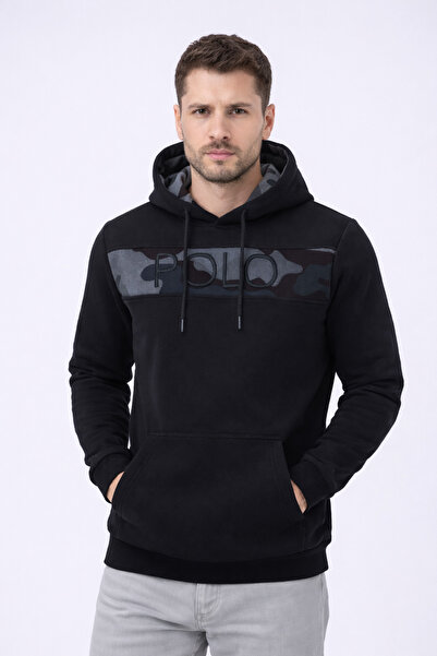 Polo State Hanorac pentru bărbați, cu croială normală, din bumbac cu 3 fire, ...