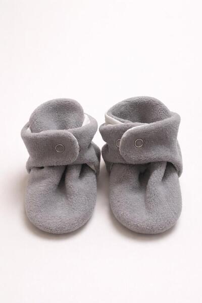 Numix Baby Kids Doğal Pamuk Astarlı Panduf-Patik Kaydırmaz Taban Ayarlanabili...