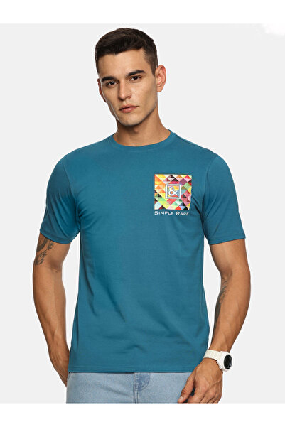 Simple And Rare By Styli Men Printed Crew Neck T-Shirt