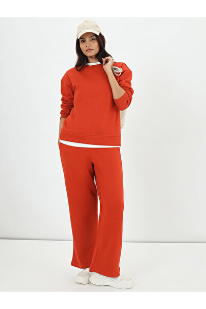 Femmella By Styli Women Fleece Sweatshirt and Joggers Co-Ords