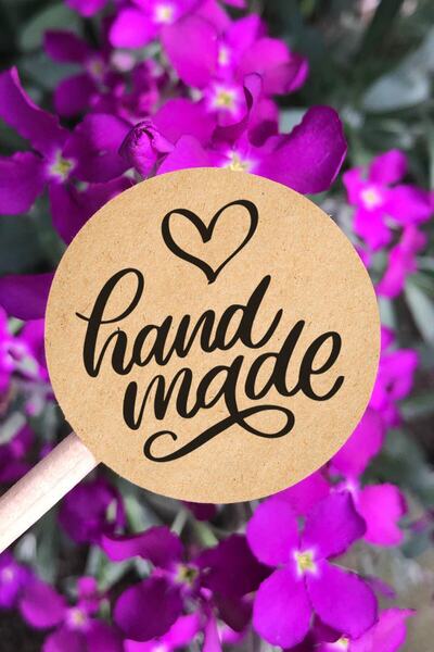 Dekorden ملصق كرافت، 48 قطعة ملصقات مصنوعة يدويًا