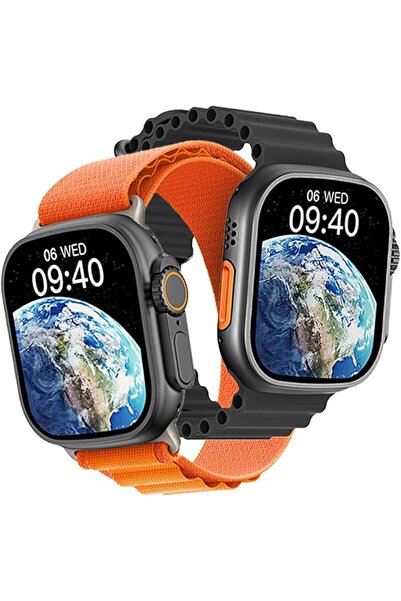 WIWU SW01 Ultra Smart Watch SE With 2 Straps - Black