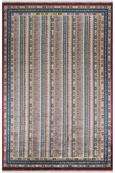 Apex Halı Burj 8741 Multi Afgan Desenli İpek 100 Tarak Dokuma Sıklığı Özel Te...