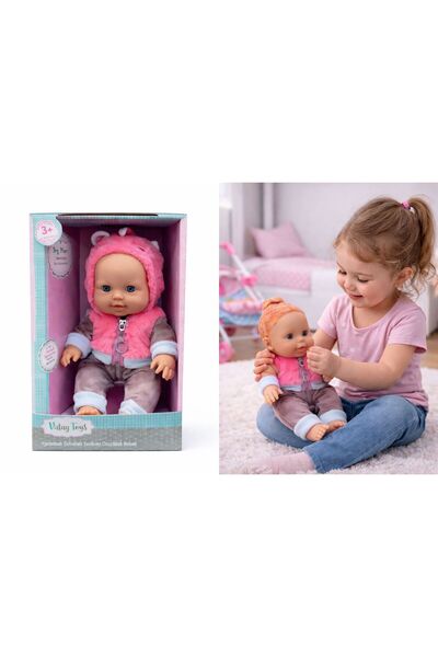 NASYONEL TOYS Kutulu Oyuncak Bebek – | Yumuşak Gövdeli, Kız Çocuk Oyuncağı Na...