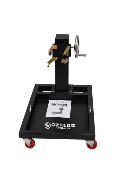 özyıldız Motor Toplama Sehpası 360 Dönerli 500 Kg - Motor Standı Dönerli