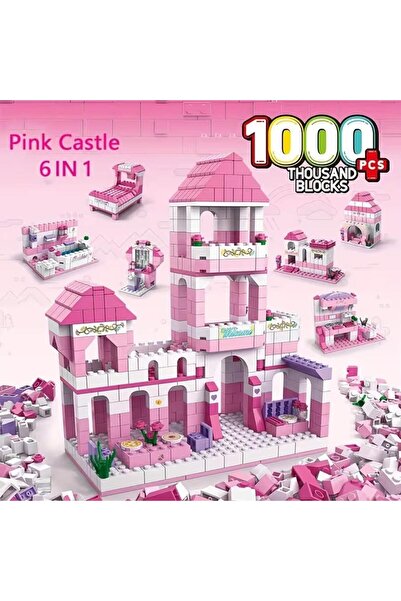 hak-iş oyuncak Kutulu 1000 Parça Villa Blok Set