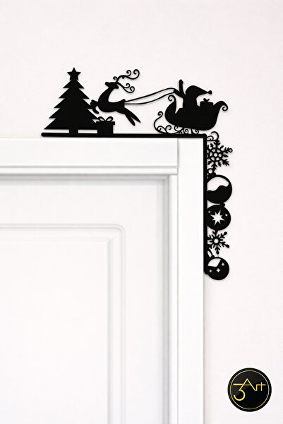 3Art Metal Dekorasyon Tic.Ltd.Şti Decor pentru marginea ușii de Anul Nou - Or...