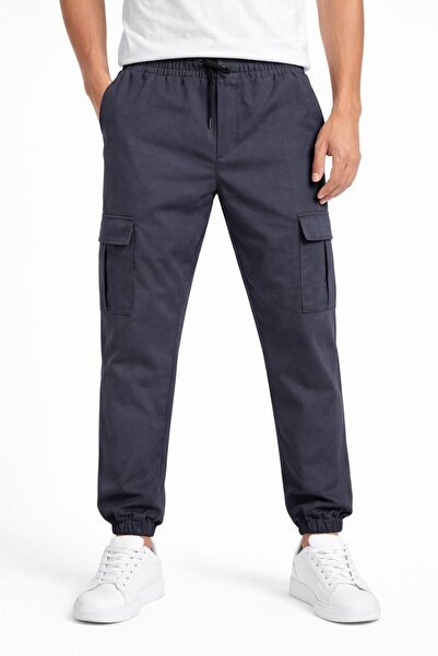 RPT MODA Men's Jogger Pants with Cargo Pocket Back Pockets and Elastic Waist