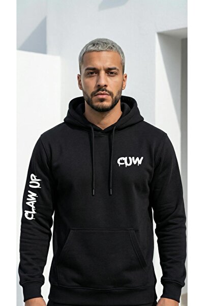 CLAW UP WORK TEŠKA Oversize kroj KAPULJAČA | BLACKOUT STAY PRINTED (Unisex Ov...